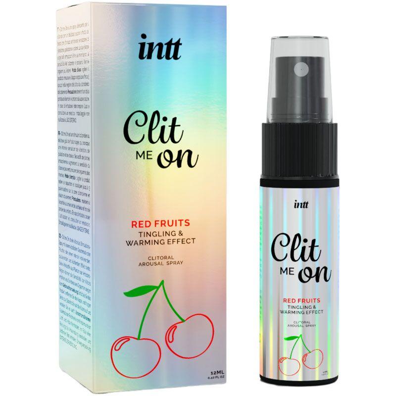 Збуджувальний спрей для клітора Intt Clit Me On Red Fruits Warming Effect 12 мл, зігріваючий ефект 18+, фото 1