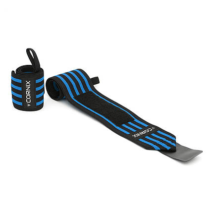Бинти для зап'ястків (кистьові бинти) Cornix Wrist Wraps XR-0193 Black/Blue Poland, фото 1