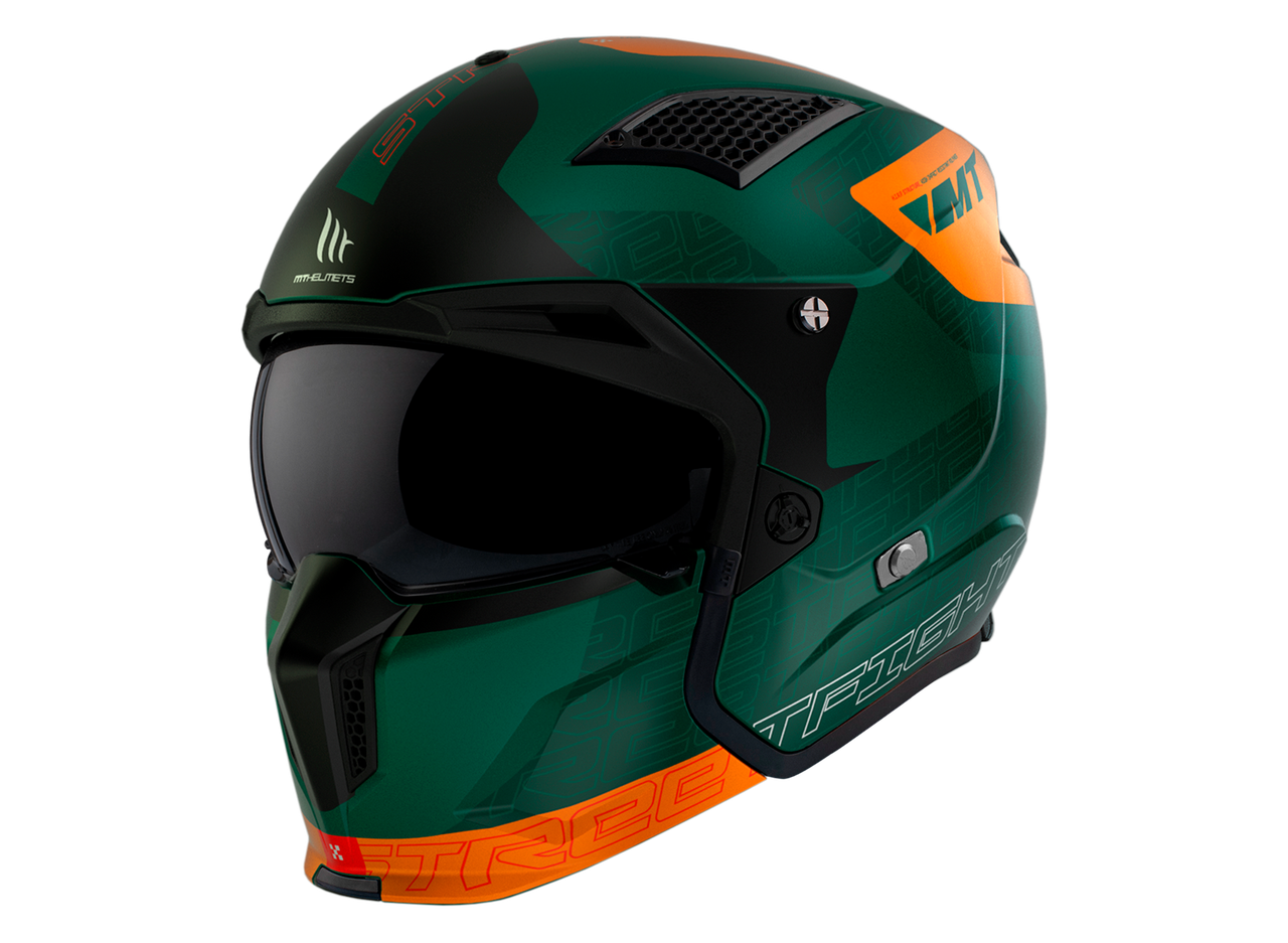 Мотошолом MT STREETFIGHTER SV S Totem C6 Matt Green ECE2206 M
