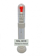 Фарба по коду RAL 9018 реставраційний маркер - пензель Папірусно-Білий
