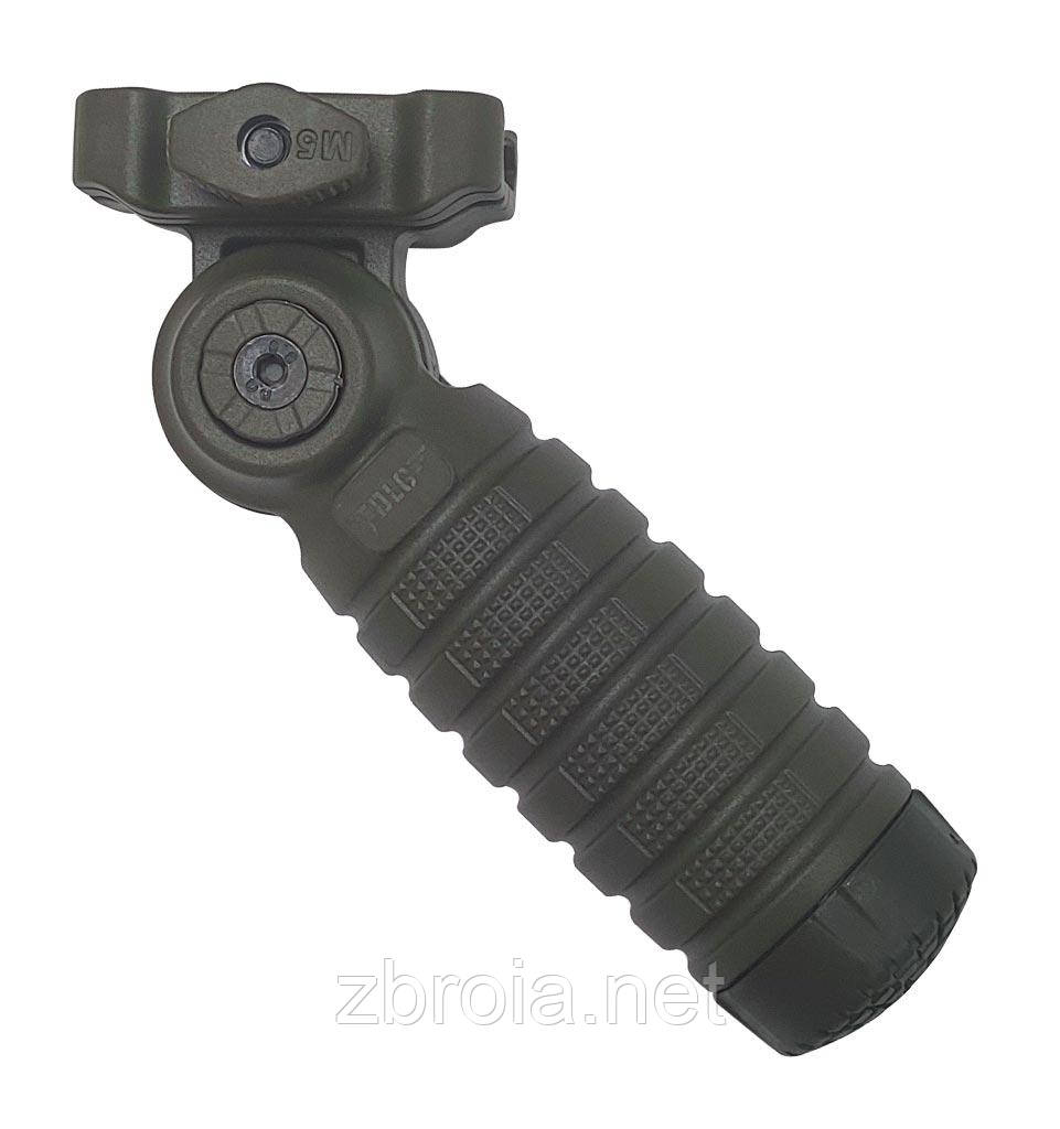 Передня рукоятка DLG Tactical (DLG-037) складна на Picatinny (полімер) олива