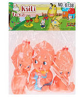 Игрушки-пищалки Kaili Toys Пупсики (3 шт) 6138