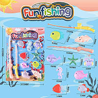 Магнитная рыбалка ToyCloud "Fun fishing" с удочкой, 9 рыбок 255-135