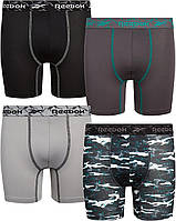 Print/Grey/Black 12-14 Трусыбоксеры Reebok Boys Underwear Performance (4 шт.)