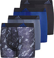 Medium Galaxy Camo Black-carbon/Black/Team Royal Blue Нижнее белье adidas KidsBoy's Performance Boxer (4