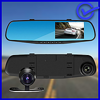 Автомобільні відеореєстратори на 2 камери VEHICLE BLACKBOX DVR 1080p, універсальні камери заднього огляду