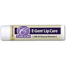 Бальзам для губ Carlson E Gem, Lip Care, 1000 IU 4.3 g