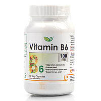 Витамин В6 100мг Vitamin B6 Biotrex 60 veg.capsules