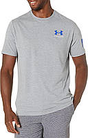 Steel Light Heather (035)/Royal XX-Large Мужская футболка New Freedom Banner Under Armour