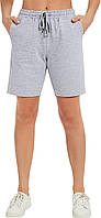 Large 7 (Light)grey Stelle женские шортыбермуды 7 / 10 длинные удобные хлопковые спортивные шорты летние"