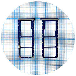 Тримач SIM карти та карти пам'яті Samsung Galaxy A03 Core A032F синій на 2 SIM