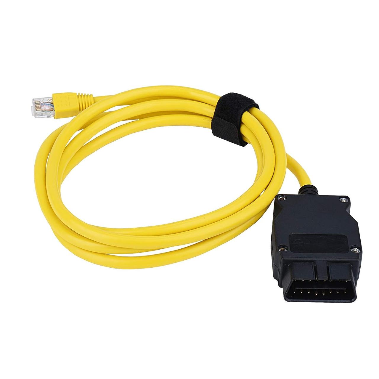Кабель OBD2 RJ45, 6.6 футів / 2 м Ethernet-кабель RJ45, інструменти для підключення Ethernet до роз'єму OBDII, фото 1