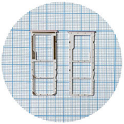 Тримач SIM карти Xiaomi Redmi 9 рожевий на 2 SIM + MicroSD