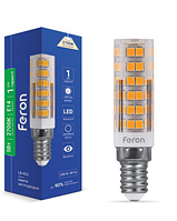 Светодиодная лампа Feron 5W E14 2700K, в холодильник