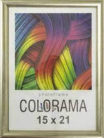 Фоторамка "LA-NEW Colorama" 15х21 45 white gold(24)