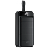 Power bank REMAX RPP-185 50000 mAh портативная батарея повербанк 3xUSB с фонариком Black