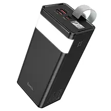 Зовнішній акумулятор PowerBank HOCO J86 40000mAh /2USB/Type-C/ PD/QC3.0/22.5W/ black, фото 3