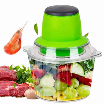 Кухонний блендер 1200Вт, Grant 7026, з чашею 2л / Універсальний подрібнювач для овочів та фруктів