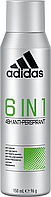 Антиперспирант - спрей мужской Adidas 48H Anti-Perspirant 6 in 1, 150 мл