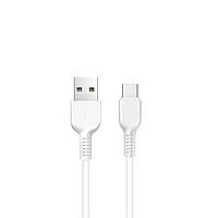 Кабель HOCO X20 USB to Type-C 3A, 3m, PVC, TPE connectors, White