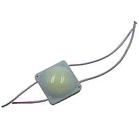 Світлодіодний LED модуль VARGO 12V 2.4W IP65 35*35*4.5mm 140° COB AL PCB білий (V-116933)