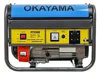 Генератор бензиновый 3 кВт ручной стартер OKAYAMA PT-3500 Медаппаратура