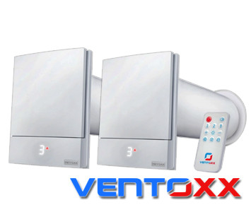 Пара рекуператорів Ventoxx Harmony з пультом ДК, повітропровід 0,5 м