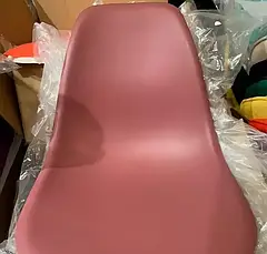 Стілець пластиковий на букових ніжках NIK NEW  Onder Mebli, червоний 32, фото 3