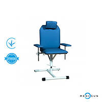 Кресло медицинское отоларингологическое, кресло лор врача, КО-1 кресло медицинское Завет Синий