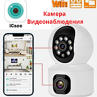 Камера видеонаблюдения wi-fi 6 Мп поворотная внутренняя смарт камера Smart camera