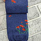 Шкарпетки жіночі високі весна/осінь р.23-25 маки асорті ЕКО 30038158, фото 3