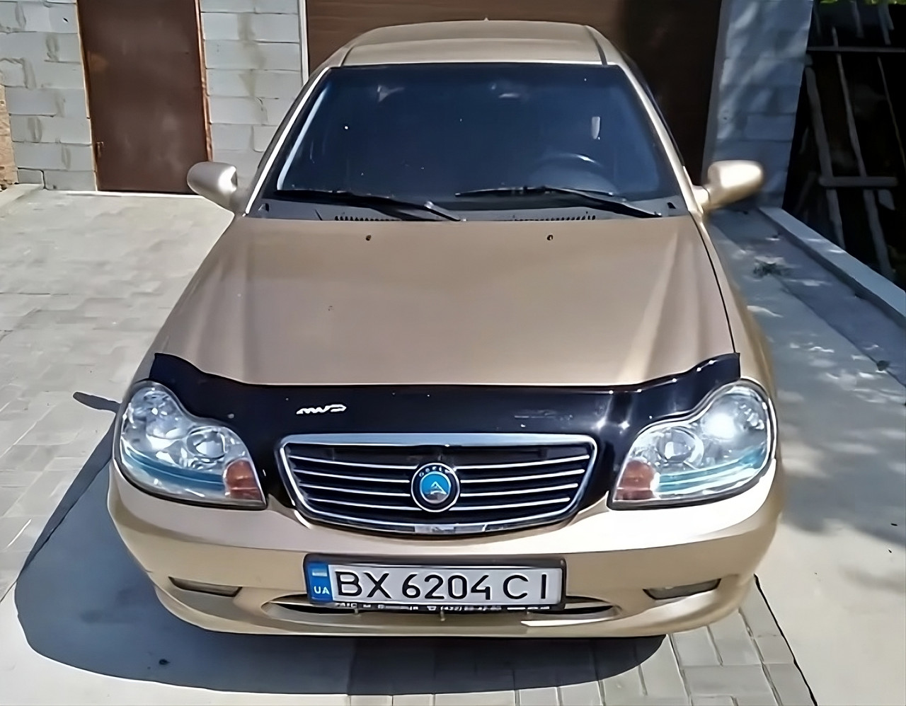 Дефлектор капота (мухобійка) Geely CK 2005-2015
