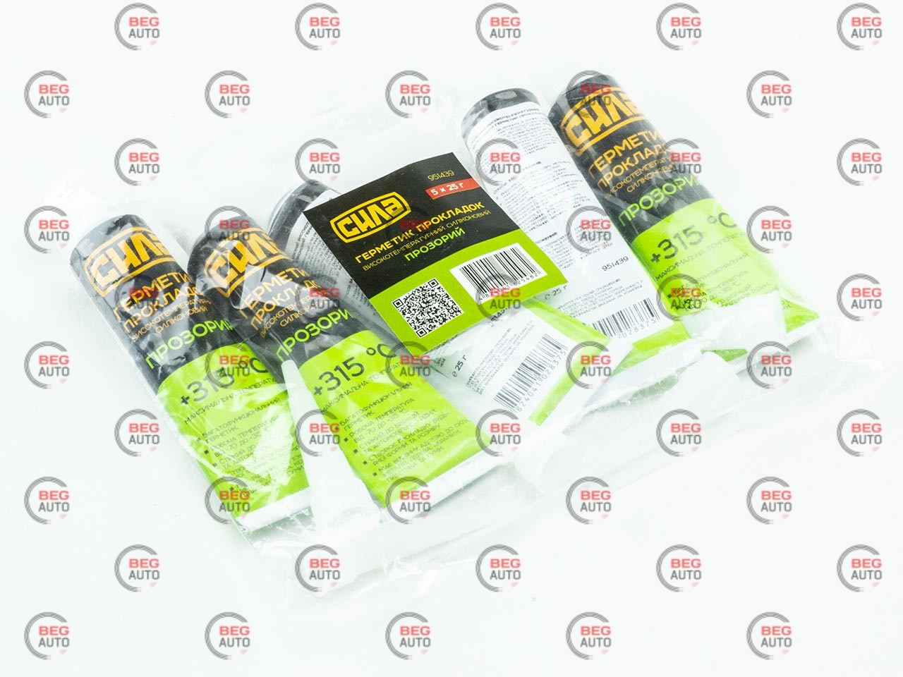 Герметик Сила 25гр малий прозорий (виписувати кратно 5) (Сила)