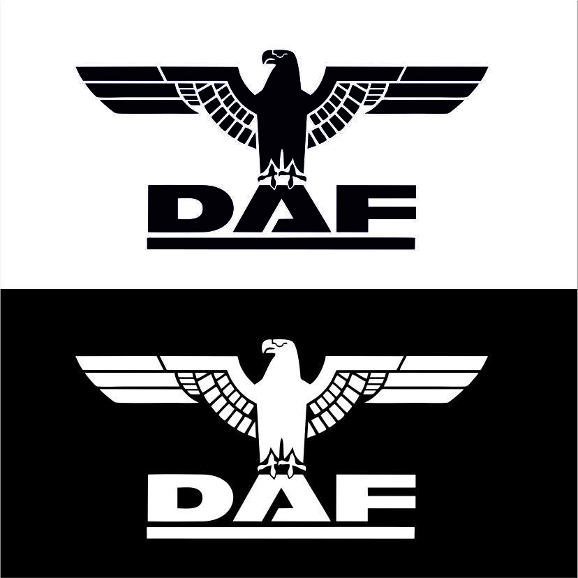 Наклейка вінілова на автомобіль DAF Condor орел