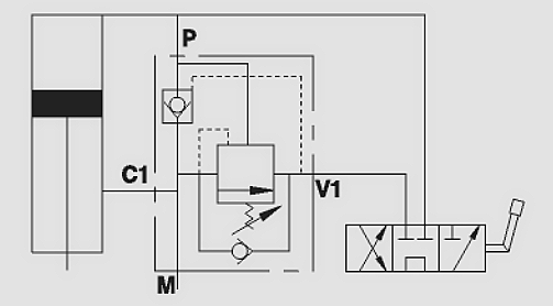 Гидросхеиа для клапана VRSP 1/2"