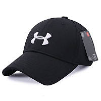 Мужская бейсболка Under Armour black/white ар. 1254123 010 оригинал.