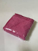 Серветка з мікрофібри ганчірка універсальна 30x30 см, рожева (уп/5 шт.)