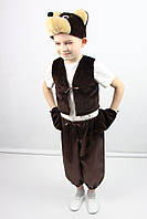Карнавальный костюм Мишка №2 (шоколад) 98-130 см
