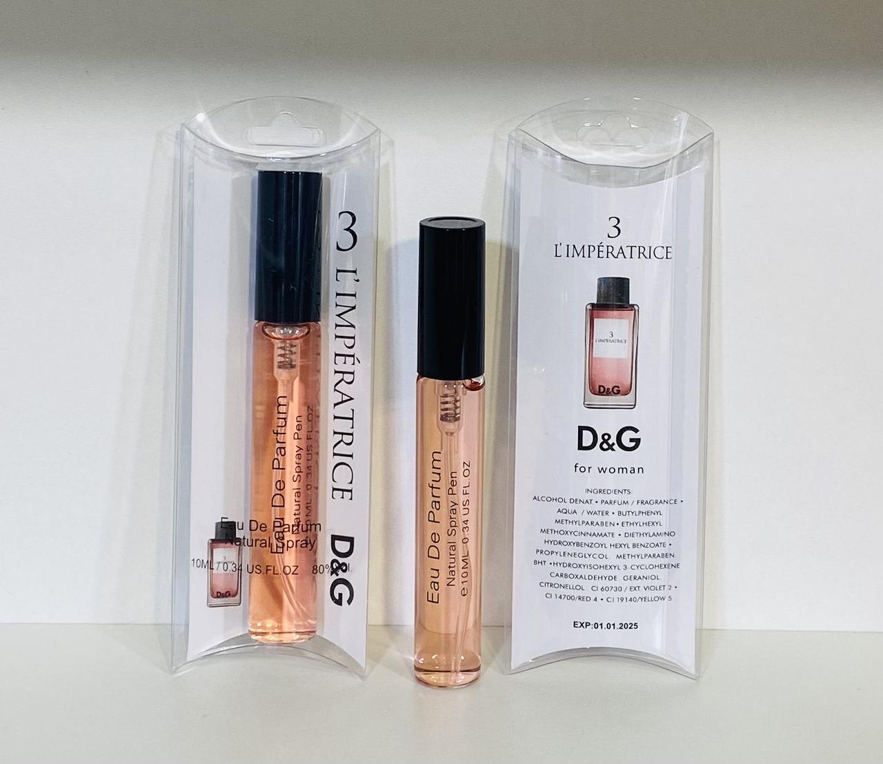 Dolce & Gabbana 3 L'Imperatrice жіноча мініатюрка в ручці 10 мл, фото 1