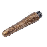 Золотистий мультишвидкісний вібратор Johnny Boner, фото 3