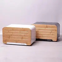 Хлібниця Kamille KM-1107 (бамбук, неіржавка сталь)
