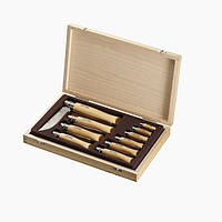 Набір ножів Opinel Classic No.02-12 VRI Wooden Gift Box Set (001311)