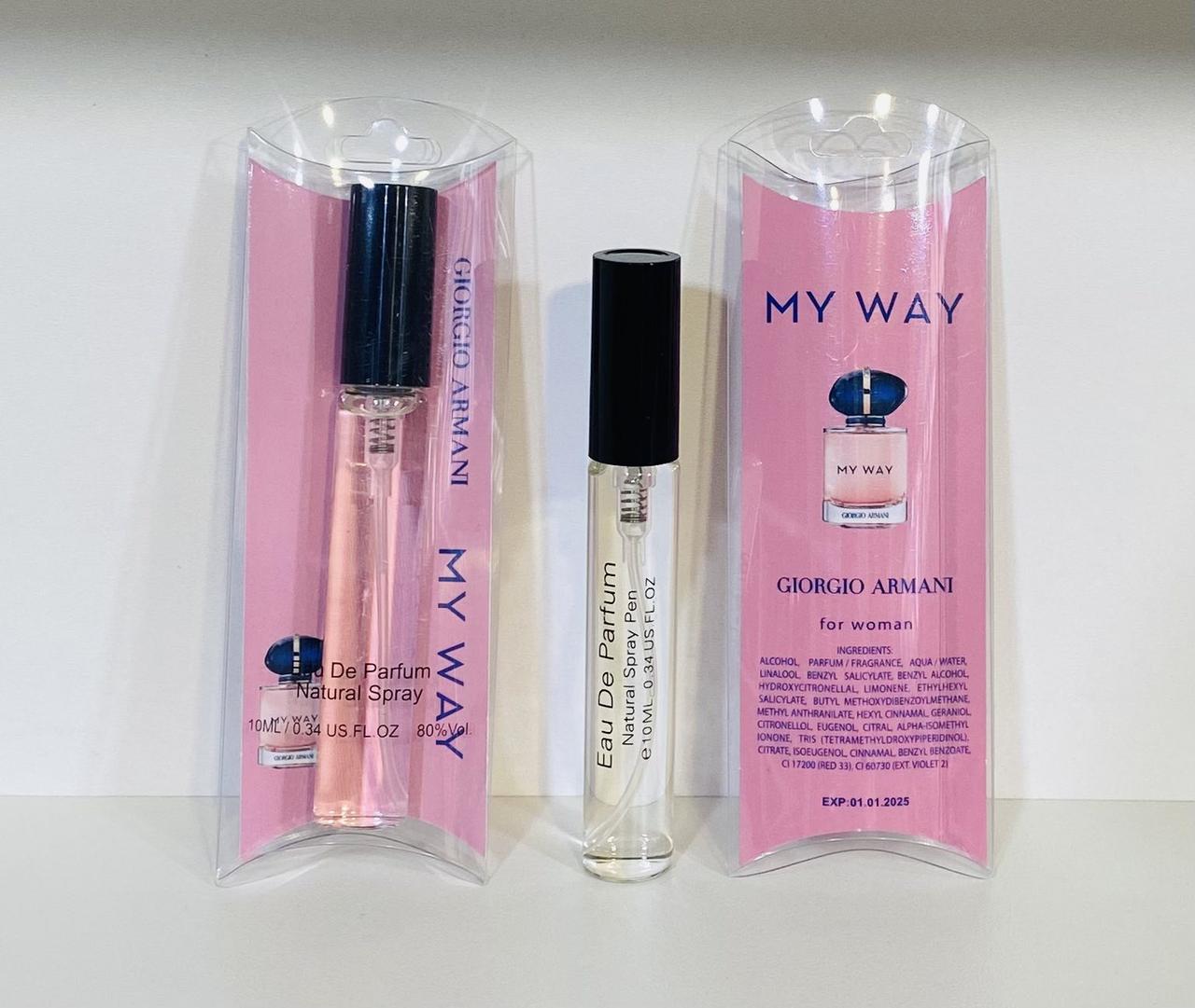 Мініатюрка в ручці 10 мл жіноча Giorgio Armani My Way, фото 1