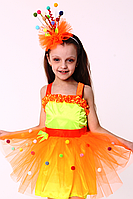 Карнавальный костюм Хлопушка №1 (лимон / оранжевый) 110-134 см