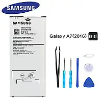 Оригинальный аккумулятор для Samsung Galaxy A7 2016 A7100 A710 A710F A7100F/DS A710M A7109 SM-A710M EB-BA710AB