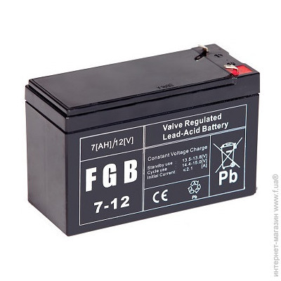 Акумуляторна батарея EMU 12V 7AH (FGB7-12) - фото 1 - id-p1925221685