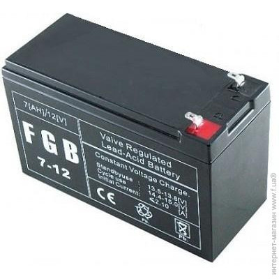Акумуляторна батарея EMU 12V 7AH (FGB7-12) - фото 2 - id-p1925221685