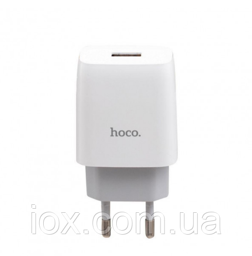 Мережевий зарядний пристрій HOCO С72А 1USB 2,1 А