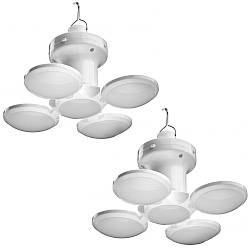 Комплект 2шт Універсальний кемпінговий LED ліхтар-лампа BL-2029 / Підвісний акумуляторний світильник люстра