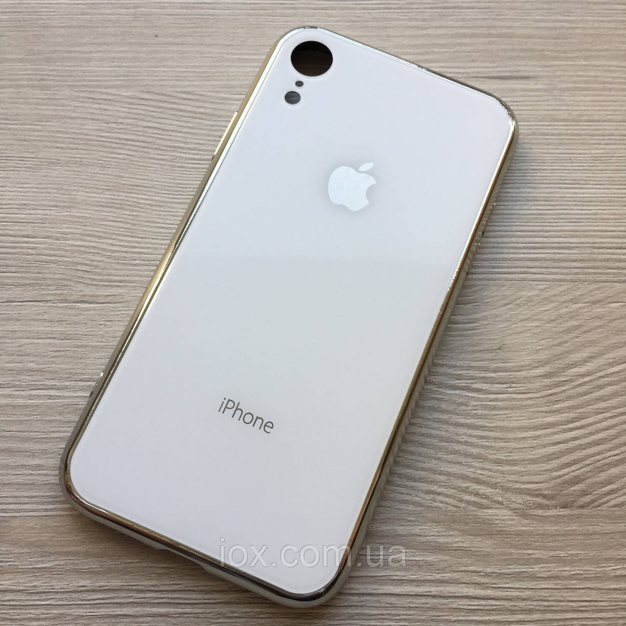 Білий силіконовий чохол для iphone XR